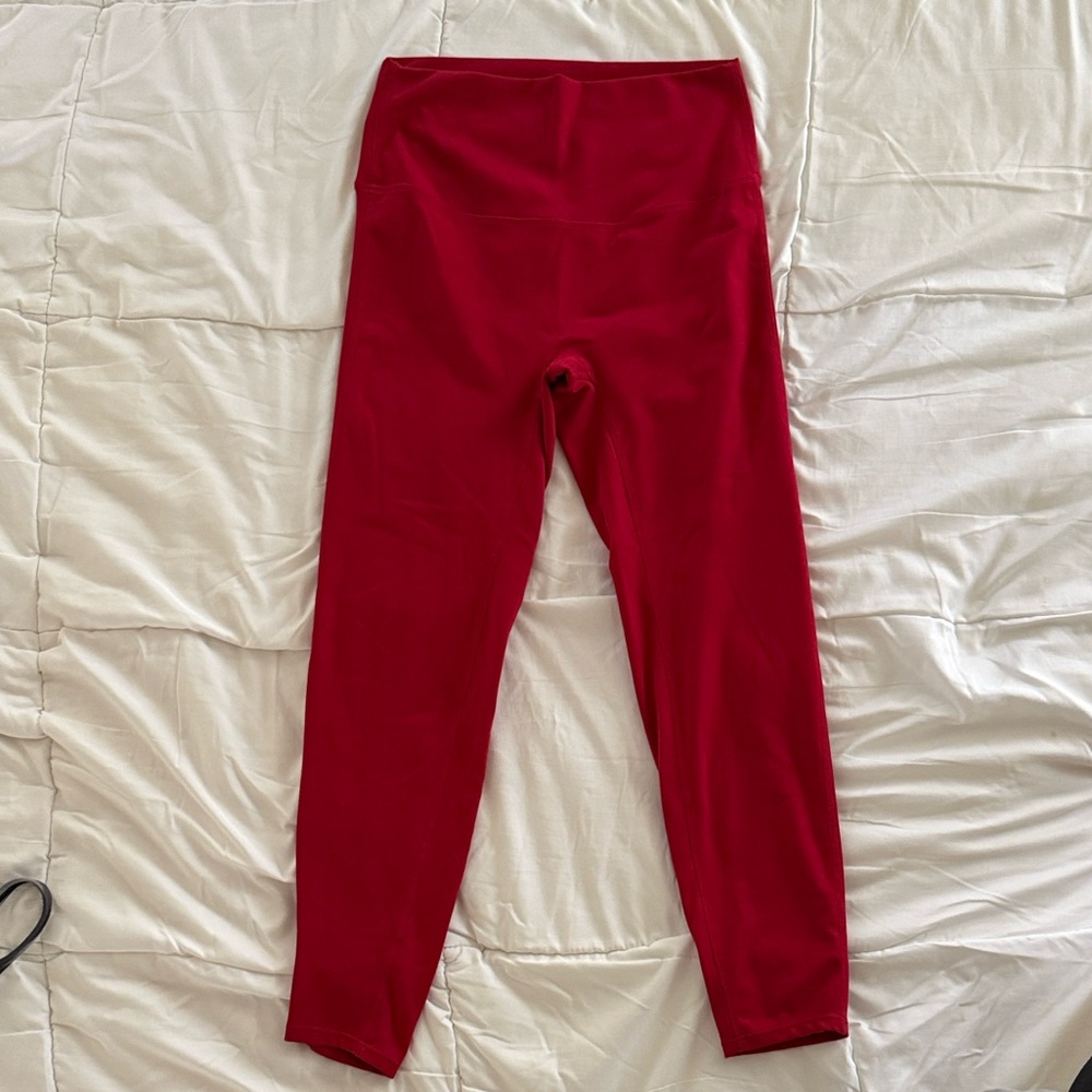 Zenana Red Leggings